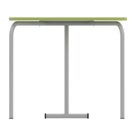 Tavolo Pino RB a Spicchio di Cerchio - Dimensioni 83x55,5x76 cm (M6) - Colore Piano Verde...