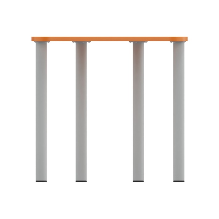 Tavolo Pino Trapezio 4 Gambe in Melaminico con...