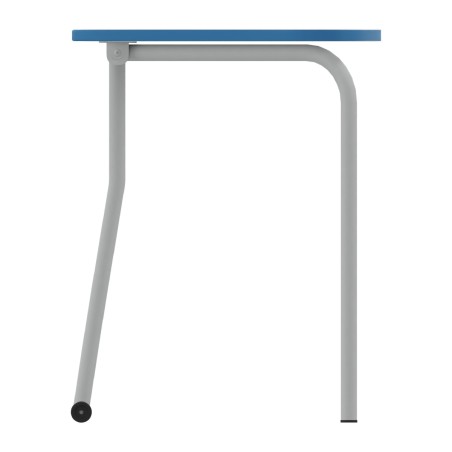 Tavolo Pino RB a Spicchio di Cerchio - Dimensioni 83x55,5x76 cm (M6) - Colore Bianco Bordo...