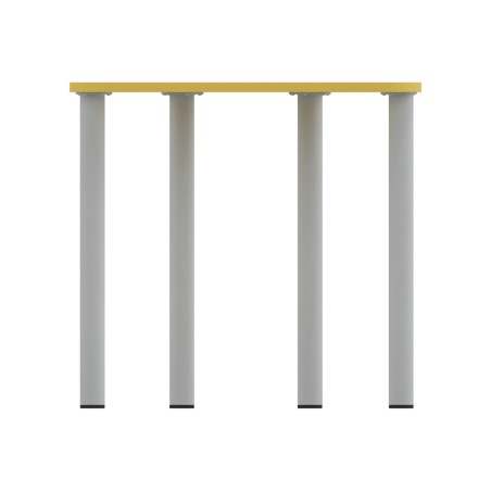 Tavolo Pino Trapezio 4 Gambe in Melaminico con Piedini - Dimensioni 75,5 x 58,5 x 71 cm -...