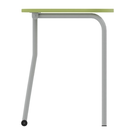 Tavolo Pino RB a Spicchio di Cerchio - Dimensioni 83x55,5x72 cm (M5) - Colore Piano Verde...