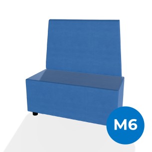 Forma Morbida Flora Rettangolo con Schienale Alto in...