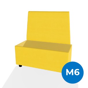 Forma Morbida Flora Rettangolo con Schienale Alto in...