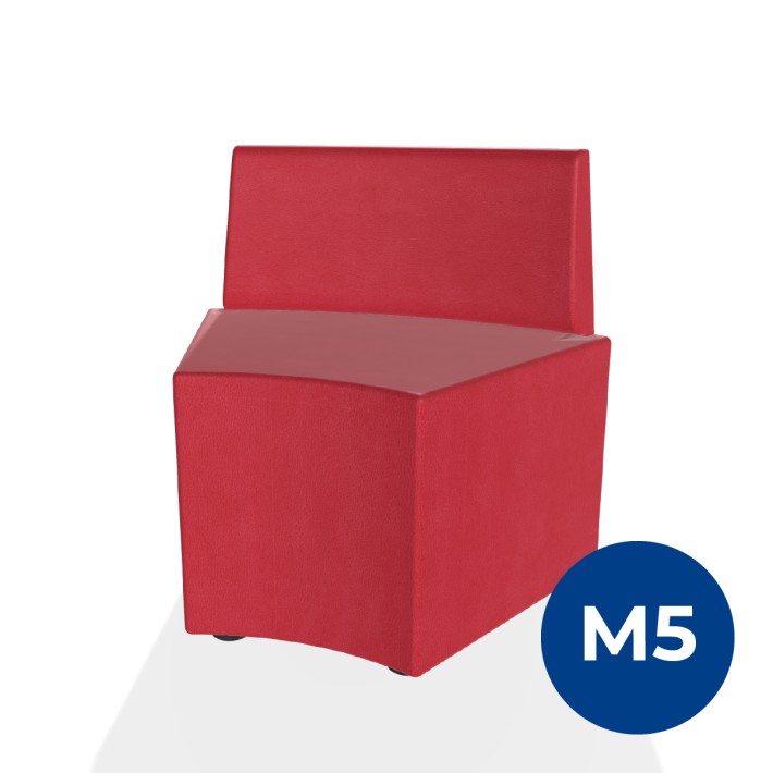 Pouf e Sacchi Flora Angolare con Schienale...