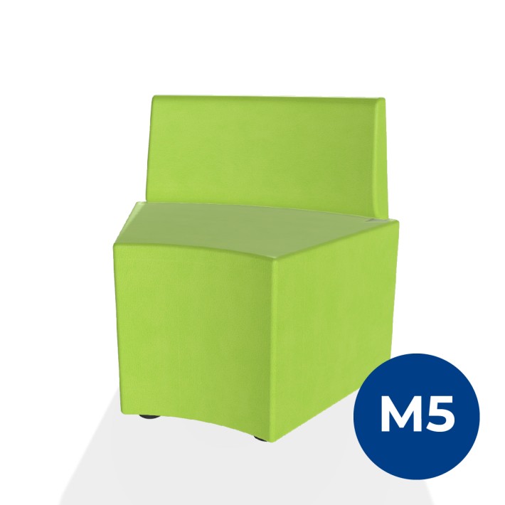 Pouf e Sacchi Flora Angolare con Schienale...