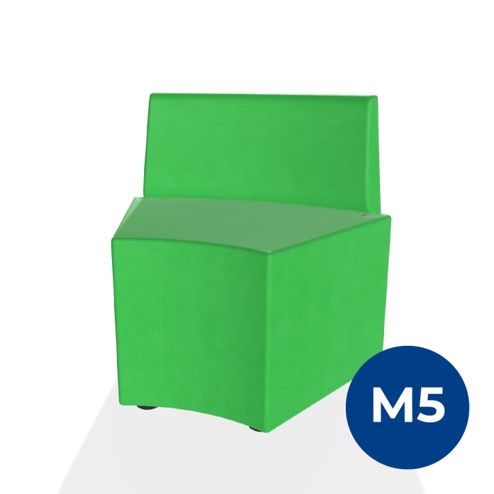 Pouf e Sacchi Flora Angolare con Schienale...