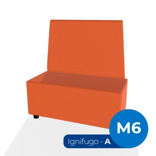 Forma Morbida Flora Rettangolo con Schienale Alto in...