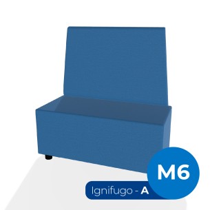 Forma Morbida Flora Rettangolo con Schienale Alto in...