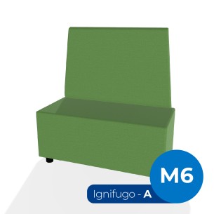 Forma Morbida Flora Rettangolo con Schienale Alto in...