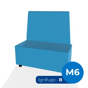 Forma Morbida Flora Rettangolo con Schienale Alto in...