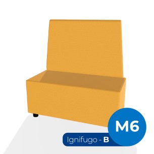 Forma Morbida Flora Rettangolo con Schienale Alto in...