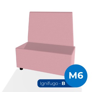 Forma Morbida Flora Rettangolo con Schienale Alto in...