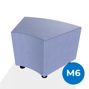 Pouf e Sacchi Flora Angolare in Similpelle Ignifuga con...