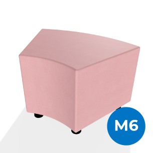 Pouf e Sacchi Flora Angolare in Similpelle Ignifuga con...