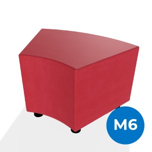 Pouf e Sacchi Flora Angolare in Similpelle Ignifuga con...