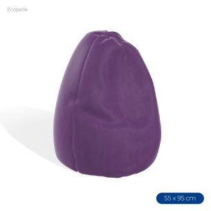 Poltrona Morbida a Sacco in Ecopelle - Dimensioni 55 x 95...