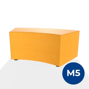 Pouf e Sacchi Flora Angolare in Similpelle Ignifuga con...