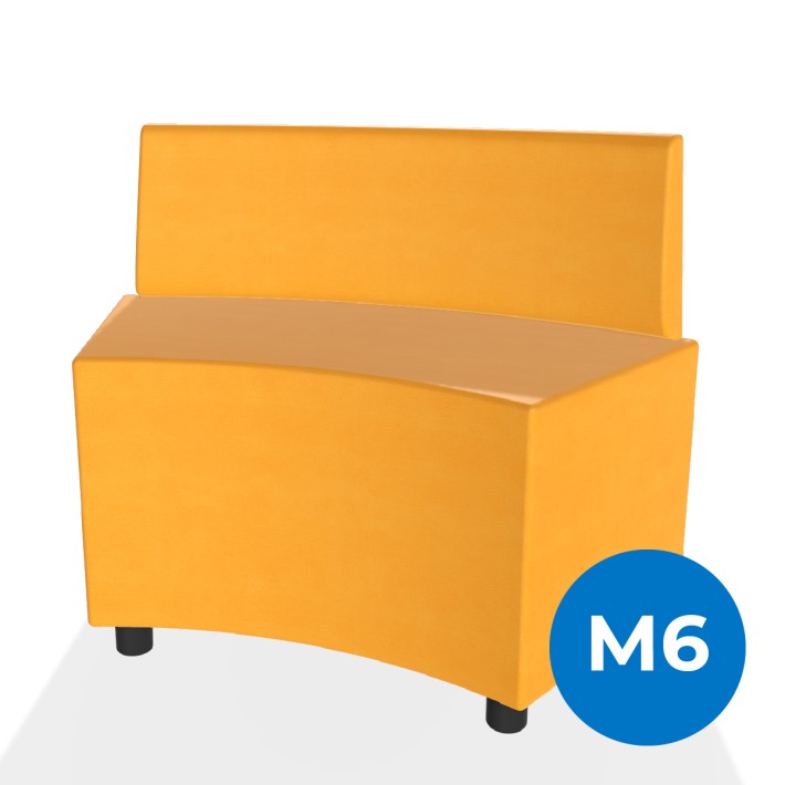 Pouf e Sacchi Flora Angolare con Schienale...