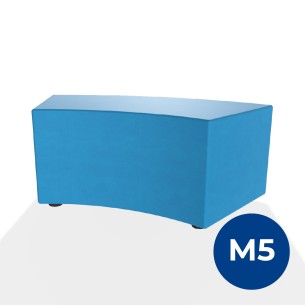 Pouf e Sacchi Flora Angolare in Similpelle Ignifuga con...