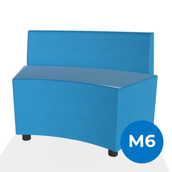 Pouf e Sacchi Flora Angolare con Schienale...