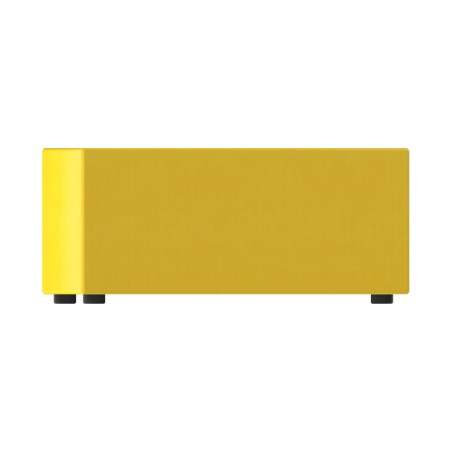 Pouf e Sacchi Flora Angolare in Similpelle Ignifuga con Piedini - Dimensioni 96 x 42 cm -...