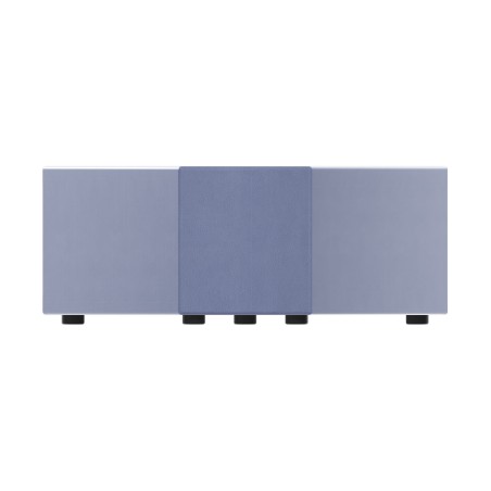 Pouf e Sacchi Flora Angolare in Similpelle Ignifuga con Piedini - Dimensioni 96 x 42 cm -...