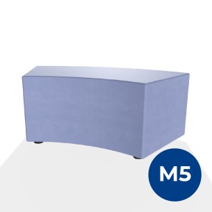 Pouf e Sacchi Flora Angolare in Similpelle Ignifuga con...