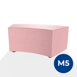 Pouf e Sacchi Flora Angolare in Similpelle Ignifuga con...