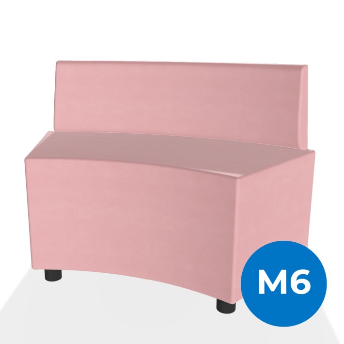 Pouf e Sacchi Flora Angolare con Schienale...