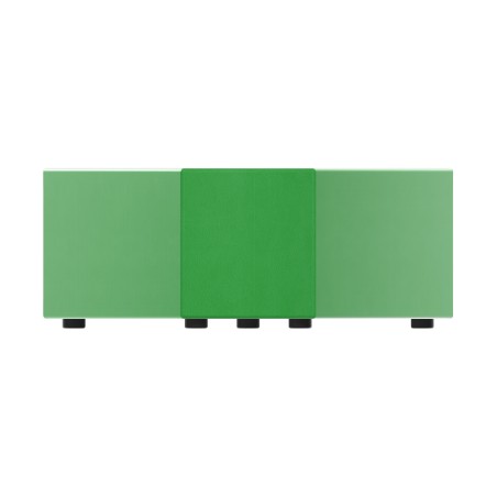 Pouf e Sacchi Flora Angolare in Similpelle Ignifuga con Piedini - Dimensioni 96 x 42 cm -...