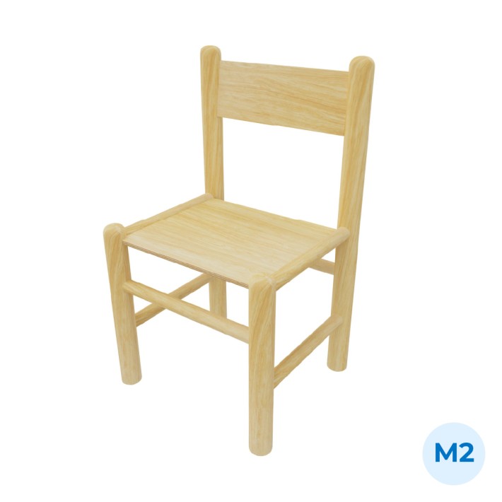 Sedia Bebe Finitura Legno - Altezza Seduta 31...