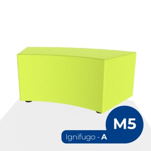 Pouf e Sacchi Flora Angolare in Tessuto Ignifugo di Tipo...