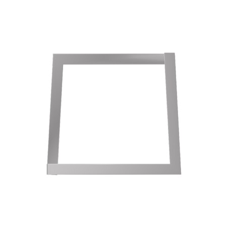 Panca da Esterno Modello Radura Essenza - Dimensioni 60 x 50 x 45 cm - In Metallo e...