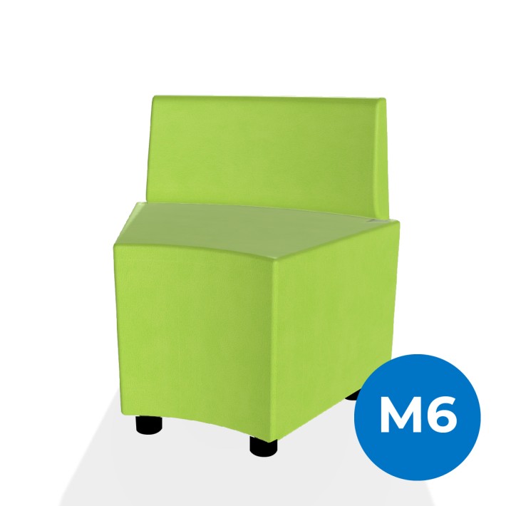 Pouf e Sacchi Flora Angolare con Schienale...