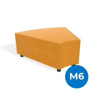 Pouf e Sacchi Flora Angolare in Similpelle Ignifuga con...