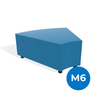 Pouf e Sacchi Flora Angolare in Similpelle Ignifuga con...