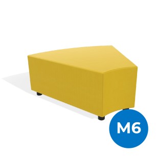 Pouf e Sacchi Flora Angolare in Similpelle Ignifuga con...