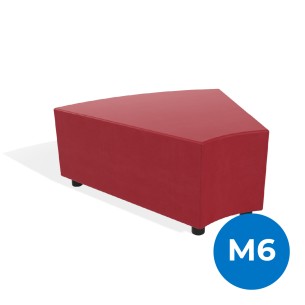 Pouf e Sacchi Flora Angolare in Similpelle Ignifuga con...