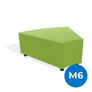 Pouf e Sacchi Flora Angolare in Similpelle Ignifuga con...