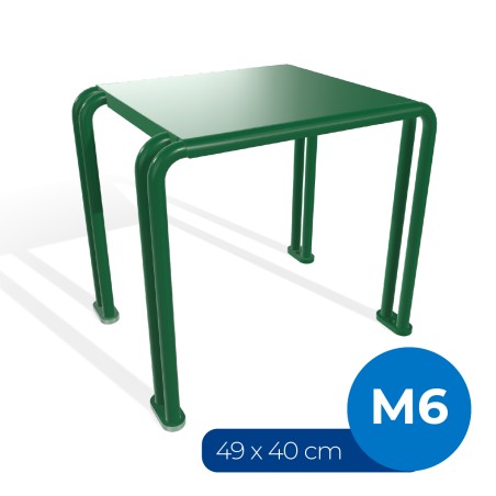 Panca da Esterno Modello Radura Essenza School 015 - Dimensioni 49x40x47 cm - In Metallo e...