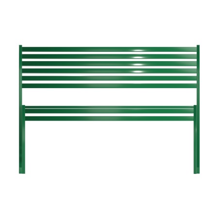 Panca con Schienale da Esterno Modello Radura Essenza - Dimensioni 120x50x45 cm - in Metallo...