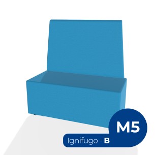 Forma Morbida Flora Rettangolo Largo con Schienale Alto...