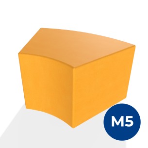 Pouf e Sacchi Flora Angolare in Similpelle Ignifuga con...