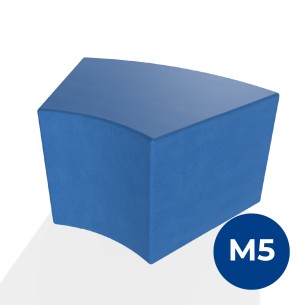 Pouf e Sacchi Flora Angolare in Similpelle Ignifuga con...