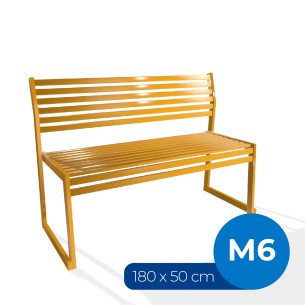 Panca con Schienale da Esterno Modello Radura Essenza -...