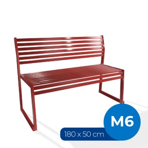 Panca con Schienale da Esterno Modello Radura Essenza -...