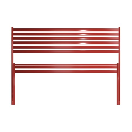 Panca con Schienale da Esterno Modello Radura Essenza - Dimensioni 180x50x45 cm - in Metallo...