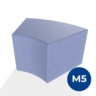 Pouf e Sacchi Flora Angolare in Similpelle Ignifuga con...