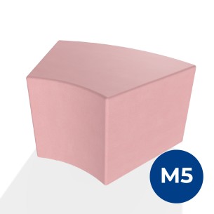 Pouf e Sacchi Flora Angolare in Similpelle Ignifuga con...