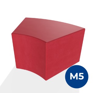 Pouf e Sacchi Flora Angolare in Similpelle Ignifuga con...